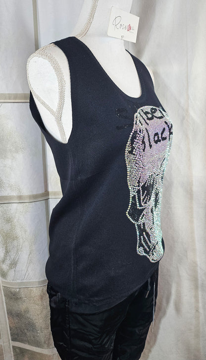 Feinstrick Top "Skull", Gr. onesize bis 42 von ROSE