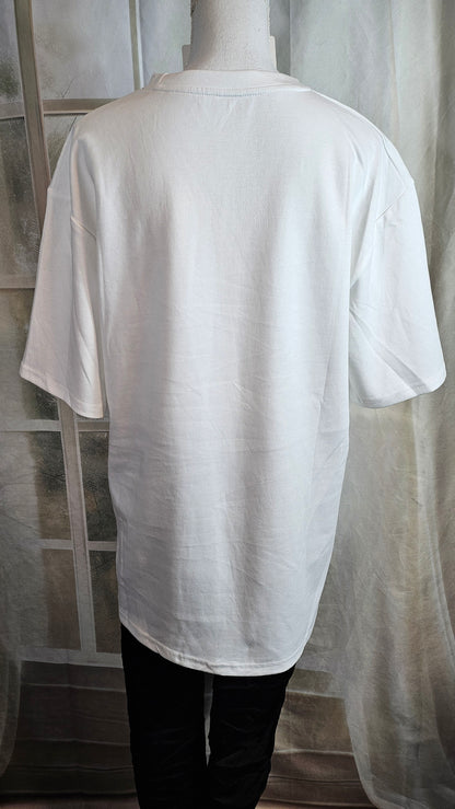 Tshirt weiss "Betty Boop", Gr. onesize bis 44 von ROSE