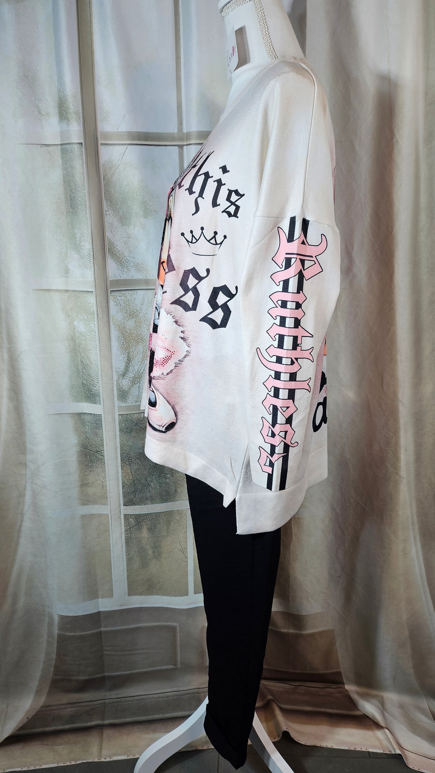 Pullover weiss "Minnie", Gr. 40 - 44 von ROSE